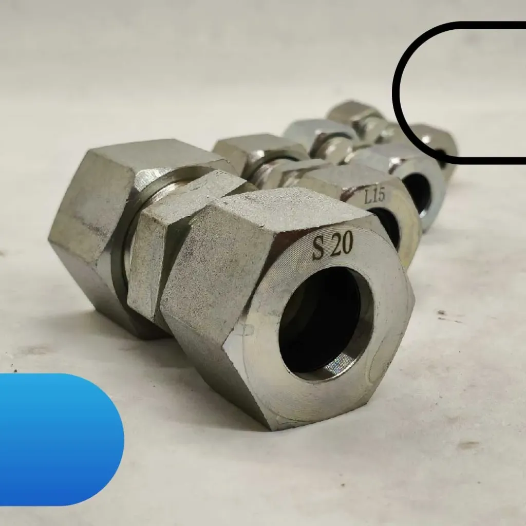 ข้อต่อเหล็ก Nipple 3156-UNION(ข้อต่อตาไก่ตรงชน) (-6L)