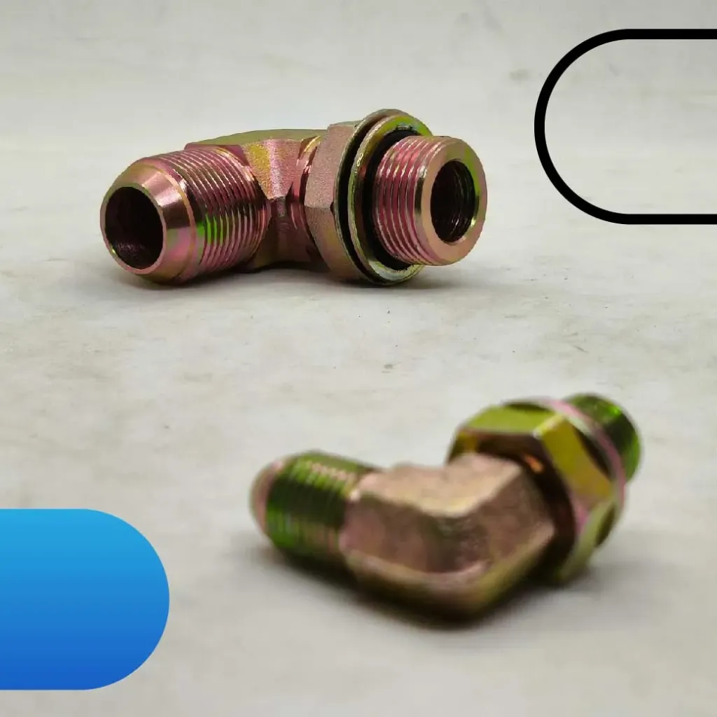 ข้อต่อเหล็ก Nipple 3145-BMI+BMO LOCK NUT(90)