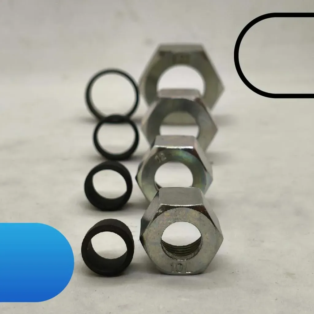 ข้อต่อเหล็ก Nipple 3155-NUT+RING