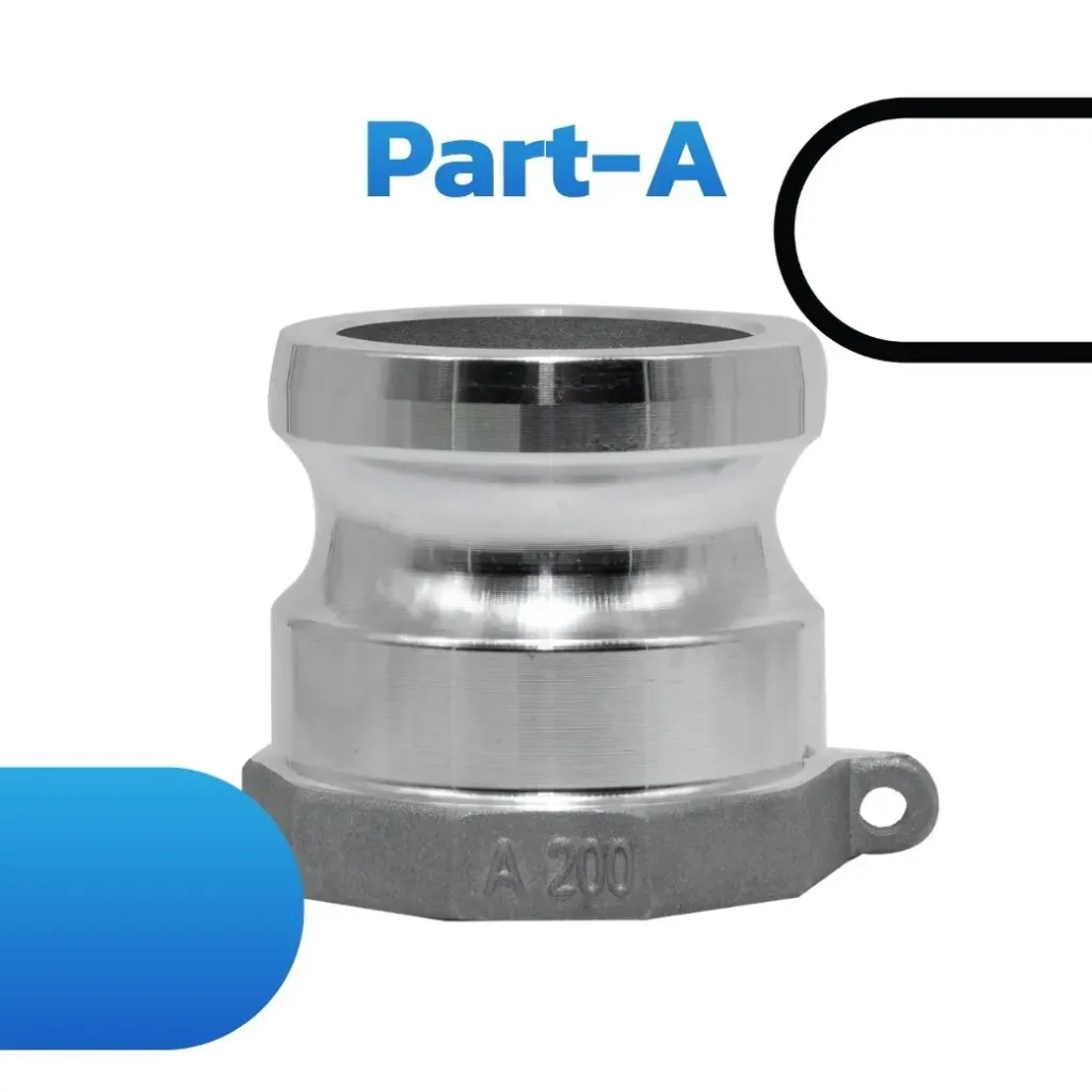 7102-Quick Coupling-PART A-F (Quick Coupling "อลูมิเนียม", Part-A-ผู้เกลียวใน, ขนาด 1/2")